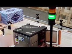 Applicator ฉลากเครื่องพิมพ์แบนด้านบนสำหรับบาร์โค้ดวันที่รหัส QR