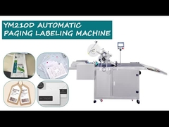 YM210 อัตโนมัติเต็มยืนขึ้นกระเป๋ากระเป๋า Paging เครื่องติดป้ายสําหรับกล่องกระเป๋า